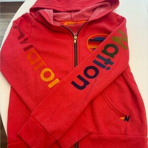 Kids Aviator Nation red hoodie. Excellent used condition